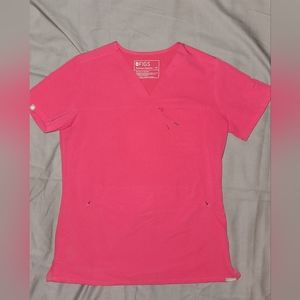Figs Shocking Pink XS scrub set. Limited style, yola straight leg pants